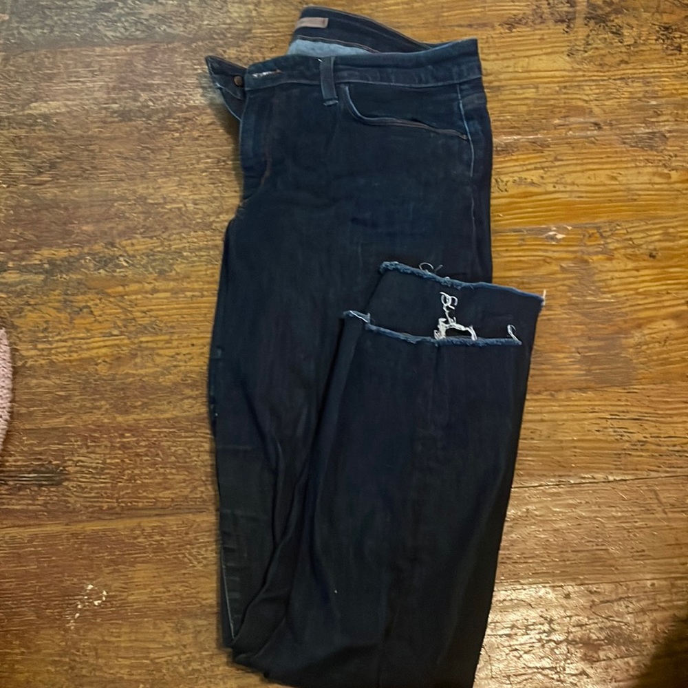 Joes size 32 dark wash straight ankle jean